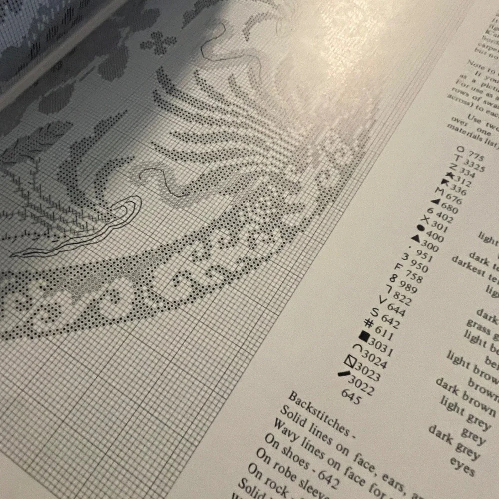 Ginnie Thompson Classic Oriental Designs Counted Cross Stitch Schmidt 1981